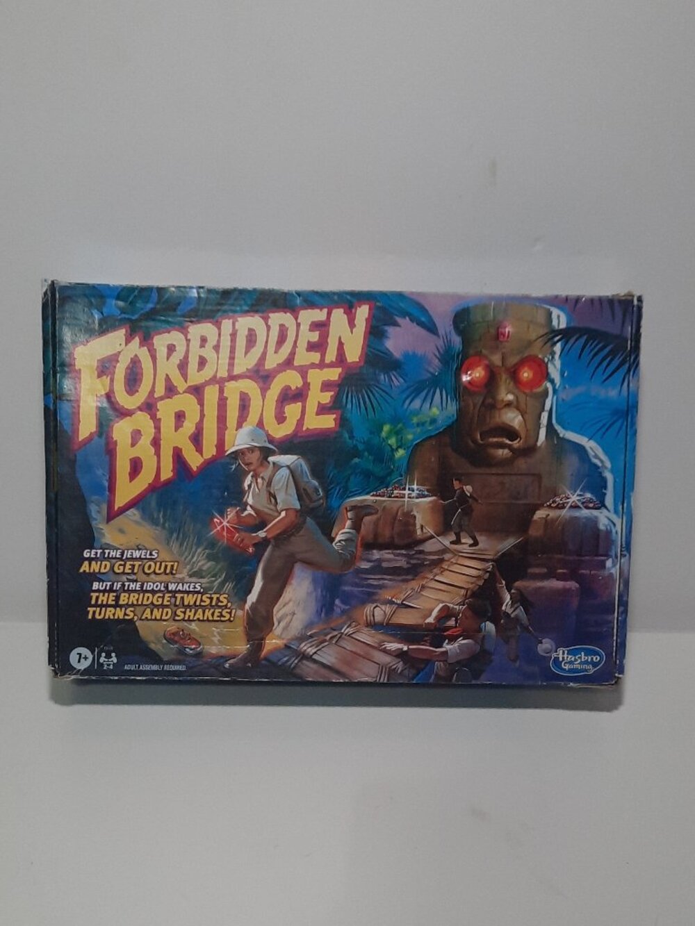 Hasbro Forbidden Bridge Adventure Game Board COMPLETE